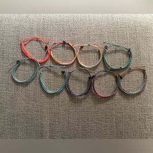 9 BRAND NEW Pura Vida bracelets! Never worn!!!